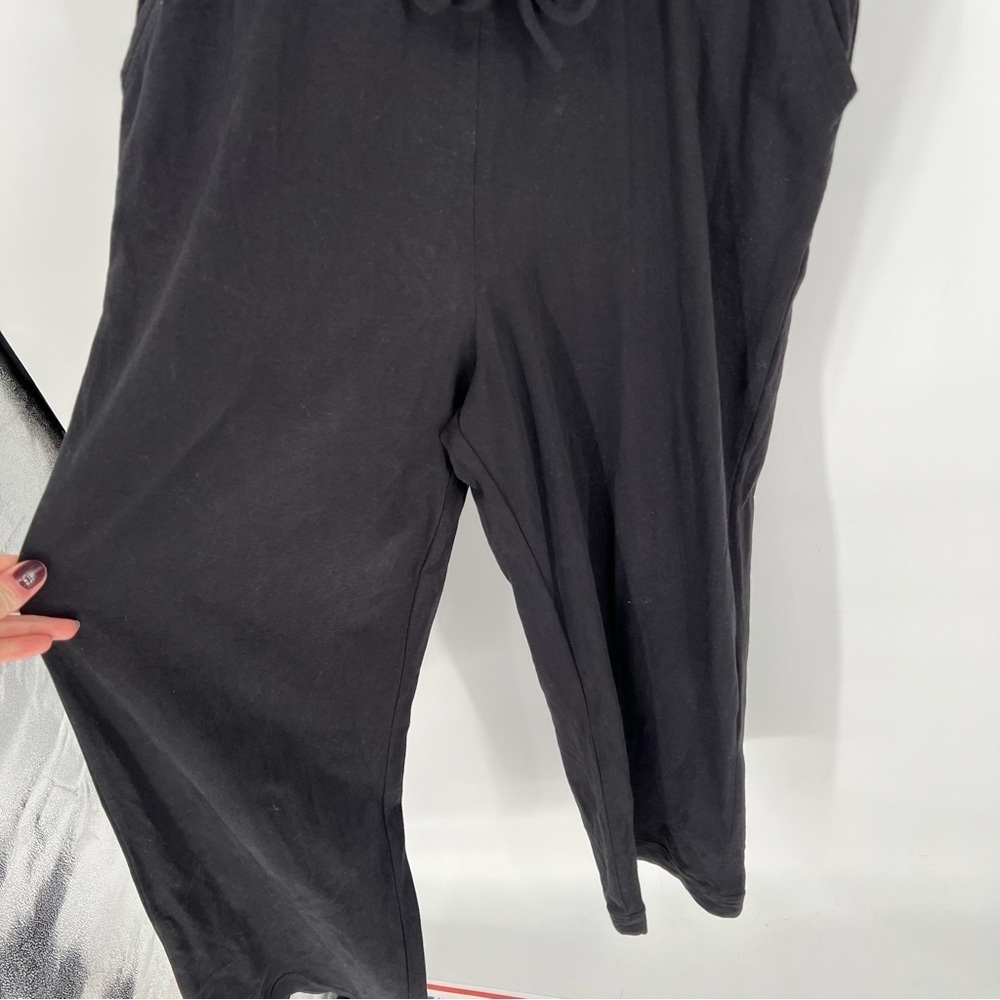 Pact Charlie Jumpsuit in Black‎ Minimalist Preppy Organic Boho Comfy - Picture 6 of 10